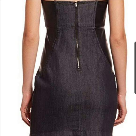 NWT BCBGeneration Strapless Denim Dress Sz M - Picture 3 of 7